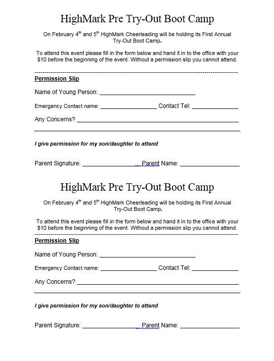 Cheer Boot Camp